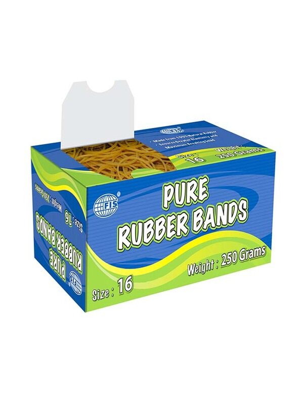 

FIS Pure Rubber Bands, 16 Size, Yellow