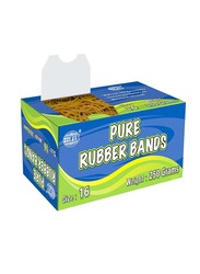 FIS Pure Rubber Bands, 16 Size, Yellow