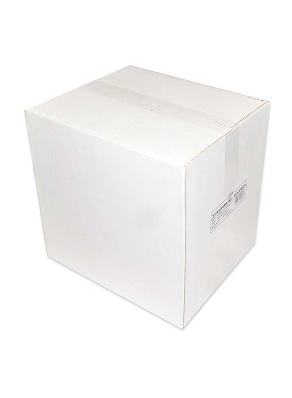 FIS Thermal Paper Roll Box, 75mm x 70mm x 1/2 inch, 100 Pieces, FSFX757005, White