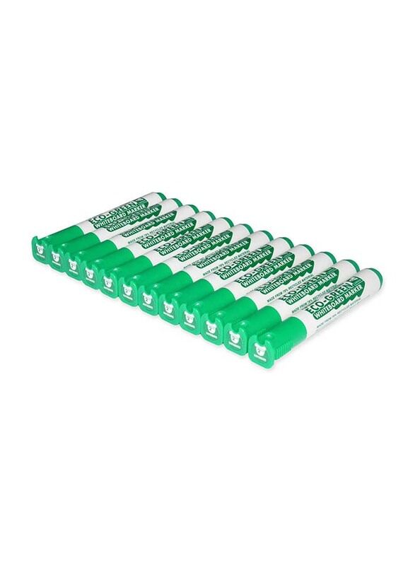 

Artline 12-Piece Eco-Green White Board Marker Set, 2.0mm, ARMKEK-527GR, Green