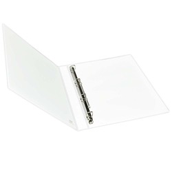 FIS 4D Ring Presentation Binder, A4 Size, 15mm Ring Size, 1.25 Inch Spine, FSBD415DPB, White