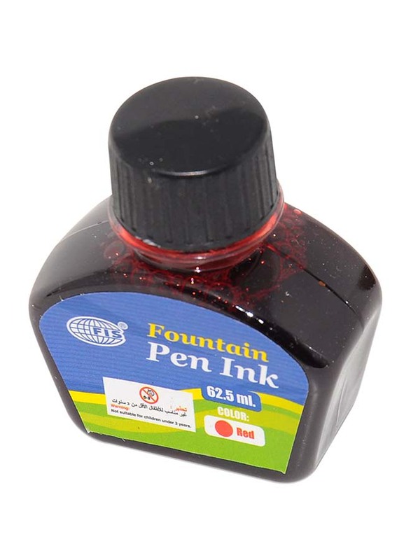 FIS Fountain Pen Ink, 62.5ml, Red