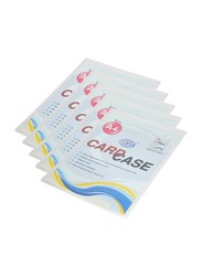 FIS 20-Piece Vertical Opening Card Case Set, A4 Size, FSCIA4V, Clear