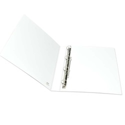 FIS 4D Ring Presentation Binder, A4 Size, 20mm Ring Size, 1.5 Inch Spine, FSBD420DPB, White