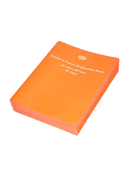 إف أي إس كتاب تحضير درس المعلمين ، 12 × 80 صفحة ، مقاس A4 (إيه 4) ، FSEBT40A4 ، برتقالي