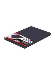 FIS German Origin 230GSM Binding Sheets, 100 Pieces, A4 Size, FSBD230GA4BK, Black