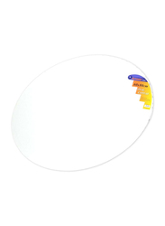 ارتمايت لوحة قماش بيضاوية الشكل ، 60 × 80 سم ، JIGN06080 ، أبيض