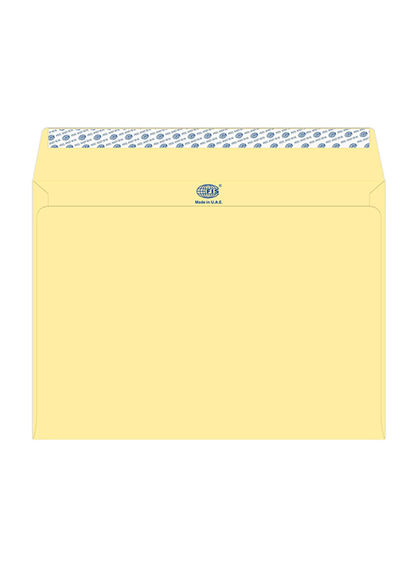 

FIS Executive Laid Paper Envelopes Peel & Seal, 12 x 9 Inch, 50 Pieces, Cream