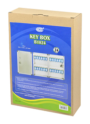 FIS Key Box, 24 Keys Capacity, 220 x 63 x 327mm, FSKCW-B1024, Silver
