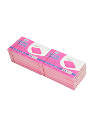 FIS Fluorescent Sticky Notes Set, 3 x 5 inch, 12 x 100 Sheets, FSPO35FPI, Pink