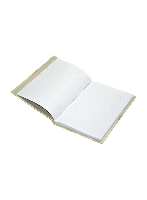 Light 5-Piece Hard Cover Notebook, Single Line, 100 Sheets, A4 Size, LINBA41808, Yellow