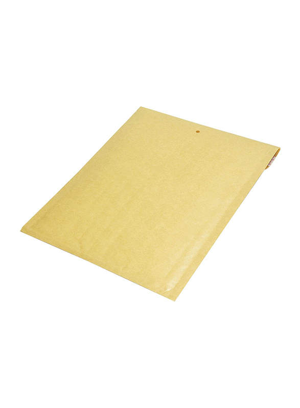 FIS Peel & Seel Bubble Envelopes, 220 x 265mm, 12 Pieces, Brown