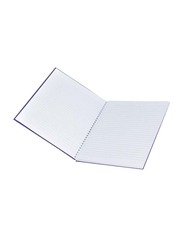 FIS Spiral Hard Cover Single Line Notebook Set, 5 x 100 Sheets, 10 x 8 inch, FSNBS1081905, Dark Blue