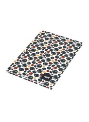 Light 5-Piece Hard Cover Notebook, Single Ruled, 100 Sheets, A5 Size, LINBA51703, Multicolour