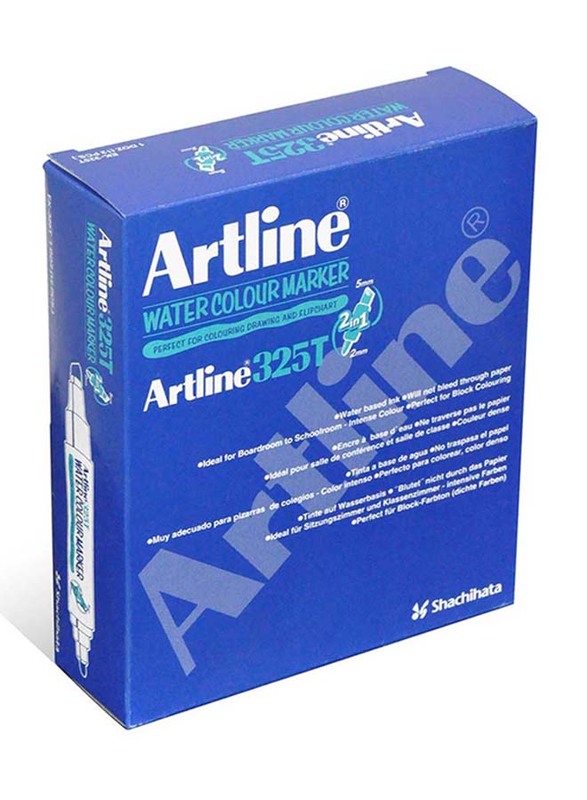 Artline 12-Piece Twin Water Colour Marker Set, ARMK325OR, Orange
