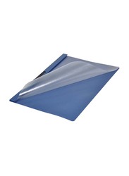 Durable 25-Piece Duraclip Plastic File, A4 Size, DUPG2200-07, Dark Blue