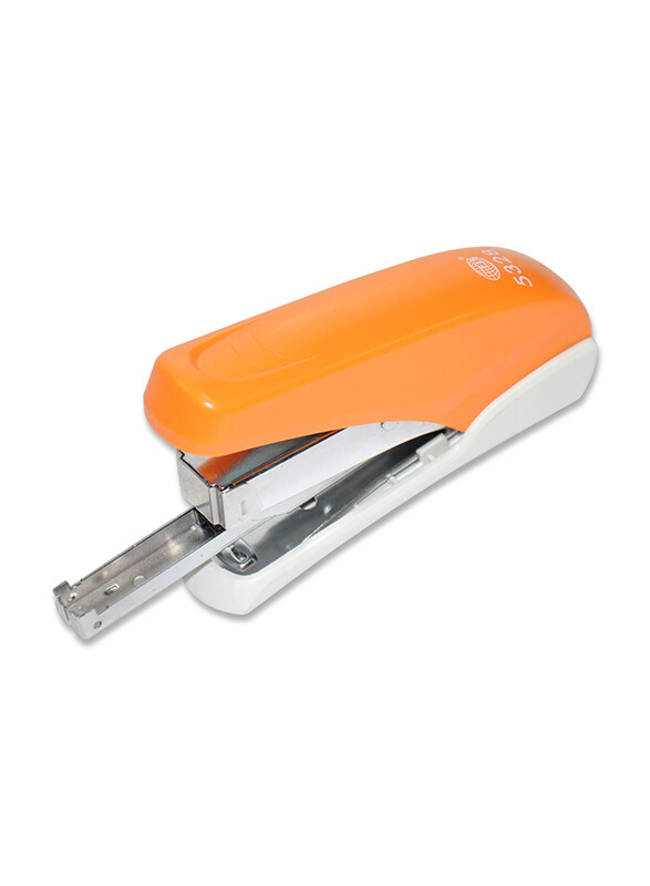 FIS Power Plastic Body Saving Stapler, 28 X 60 mm, FSSF5328, Orange