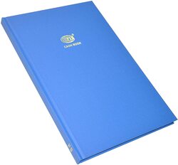 FIS Cash Book with Azure Laid Ledger Paper, F/S Size, 2 Quire, 210 x 330mm, FSACCTC2Q82, Blue