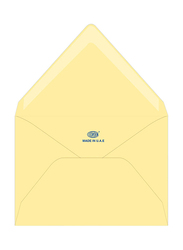 FIS Laid Paper Envelopes Glued, 5.35 x 8 inch, 25 Pieces, Cream
