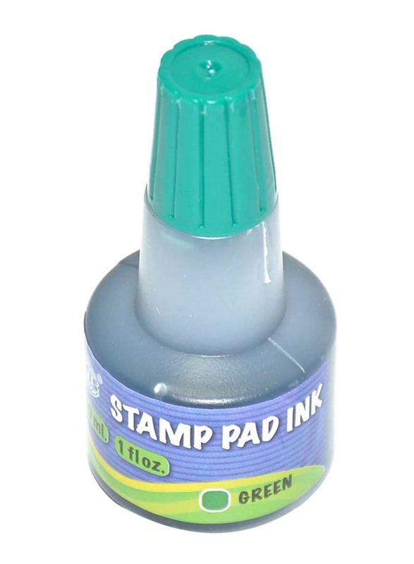 FIS Stamp Pad Ink, 12 Pieces, FSIK030GR, Green