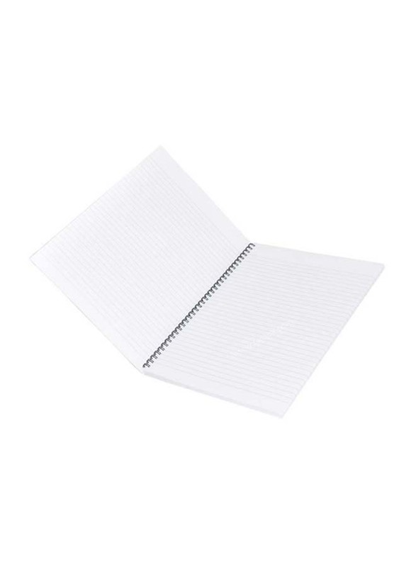 FIS 10-Piece Spiral Soft Cover Single Line Note Book, 100 Sheets, A4 Size, FSNBA41904S, White