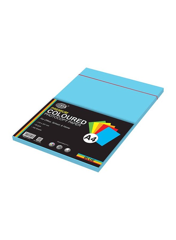 FIS Premium Color Photocopy Paper, 100 Sheets, 80 GSM, A4 Size