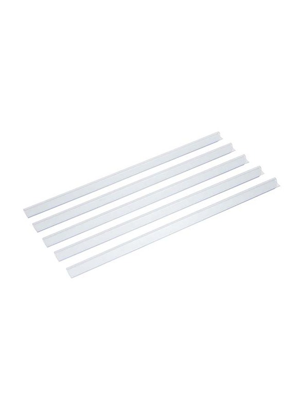 Durable 100-Piece Spine Binding Bar Set, DUPG2900-19, Transparent