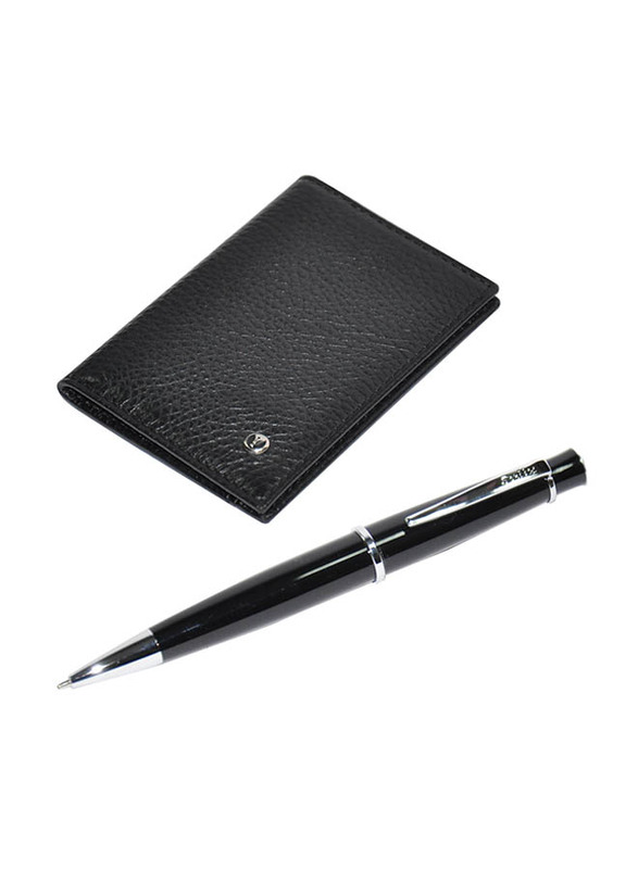 Scrikss Wallet with Ball Pen Gift Set, Multicolour