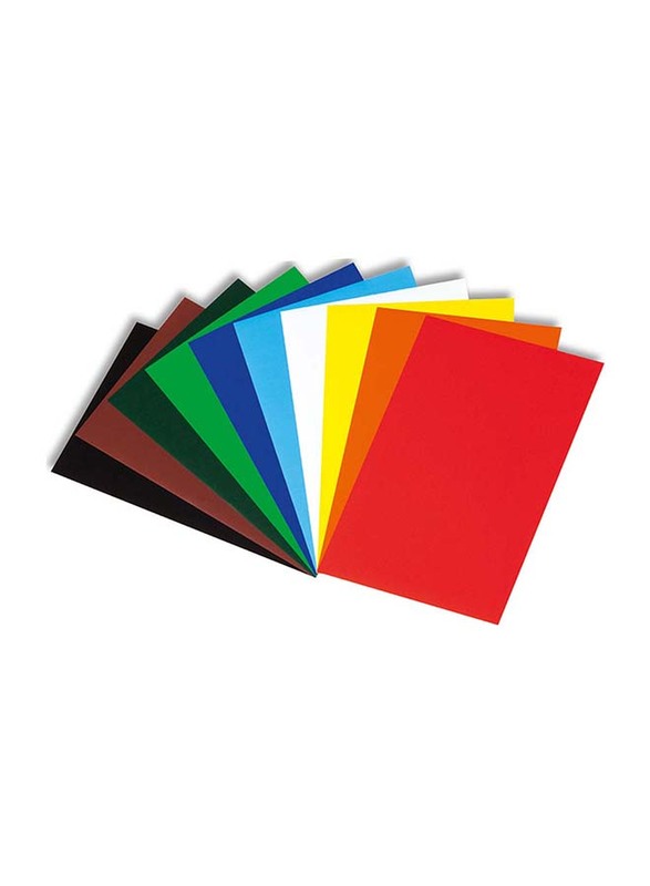 فوليا إنجامد ورق لامع ، 50 قطعة ، 35 × 50 سم ، FOCH7100 ، متعدد الألوان