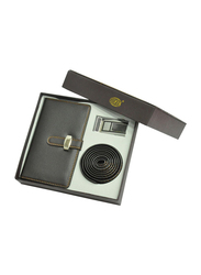 FIS Personal Organizers and Belt Gift Sets, 2 Pieces, FSGTDH-035, Brown