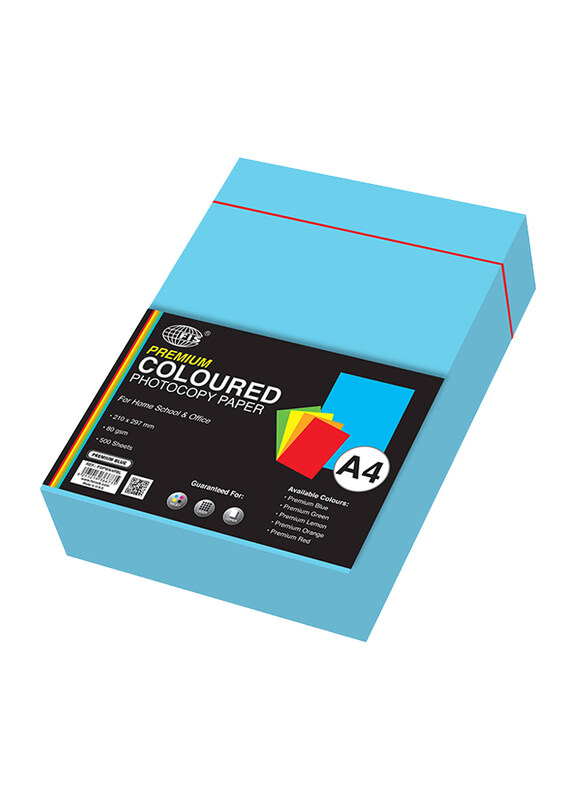 

FIS Premium Color Photocopy Paper, 500 Sheets, 80 GSM, A4 Size