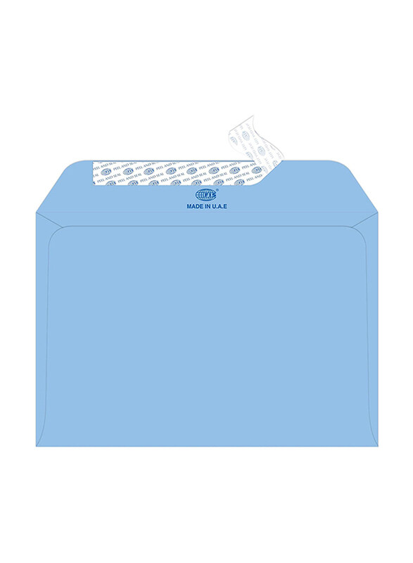 

FIS Executive Laid Paper Envelopes Peel & Seal, 6.37 x 9.01 inch, 25 Pieces, Blue