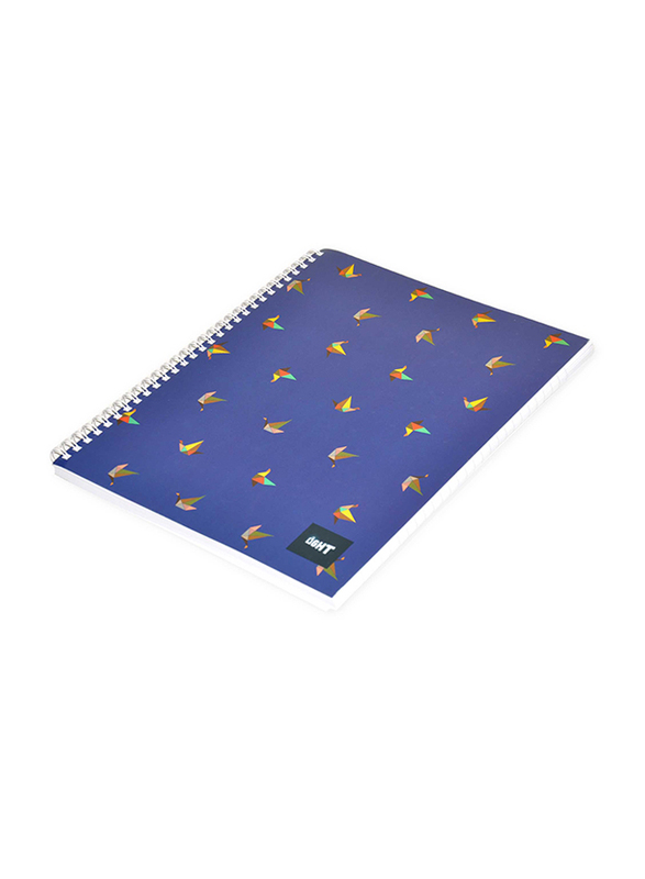 FIS Light Spiral Soft Cover Notebook, 100 Sheets, 10 Piece, LINB1081609S, Blue