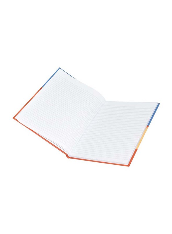 FIS Hard Cover Single Line Notebook Set, 5 x 100 Sheets, A4 Size, FSNBA419-06, Multicolour