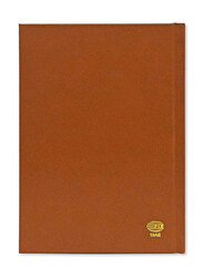 FIS 2024 Arabic/English 1 Side Padded Cover Diary, 384 Sheets, 60 GSM, A5 Size, FSDI18AE24BR, Brown