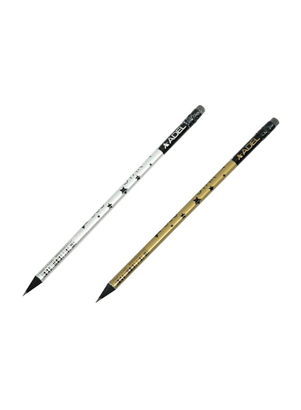Adel 72-Piece You Are My Star Blacklead Pencil Set, ALPE2031130754, Yellow/Silver