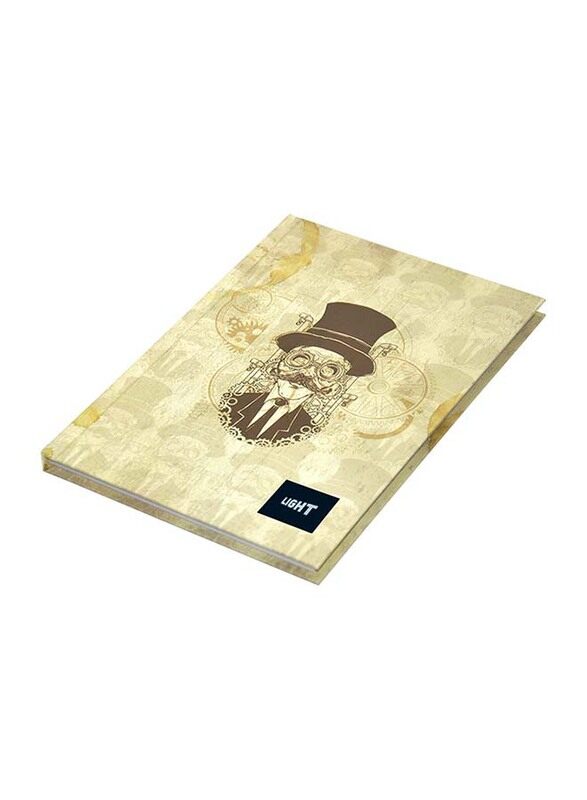 

Light 5-Piece Hard Cover Notebook, Single Line, 100 Sheets, A4 Size, LINBA41808, Yellow