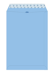 FIS Laid Paper Envelopes Peel & Seal, 12.75 x 9.01 inch, 50 Pieces, Blue