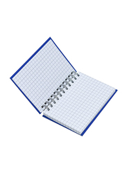 FIS Manuscript Notebook Set, 5mm Square, 2 Quire, 5 x 96 Pages, A7 Size, FSMNA72Q5MSB, Blue