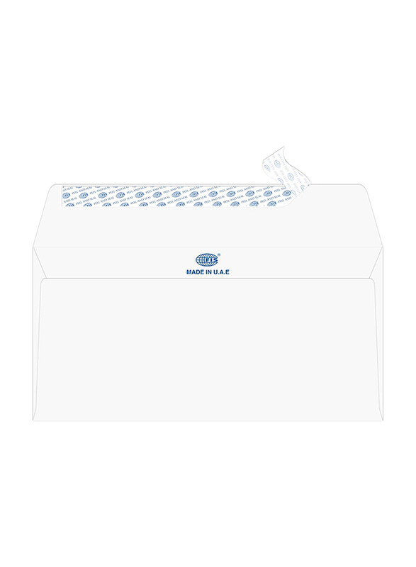 

FIS Laid Paper Peel & Seal Envelopes, 25-Piece, 100 GSM, DL (114 x 229mm), Moon Beam White