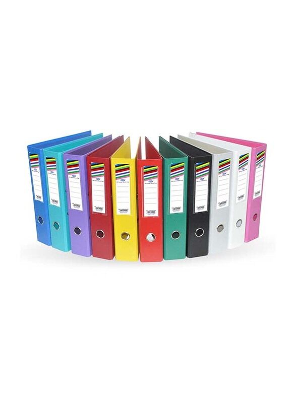 

FIS PP Box File Spine, 8cm, FSBF8PASST, 12 piece Assorted Colour