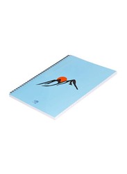 FIS 10-Piece Spiral Soft Cover Single Line Note Book, 100 Sheets, A4 Size, FSNBA41902S, White