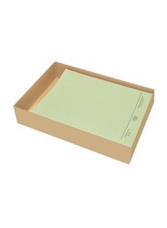 FIS 50-Piece Square Cut Folder Set without Fastener, 320GSM, A4 Size, FSFF9A4GR, Green