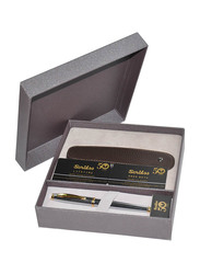 Scrikss Pen Holder with Zipper Roller Pen Gift Set, Multicolour