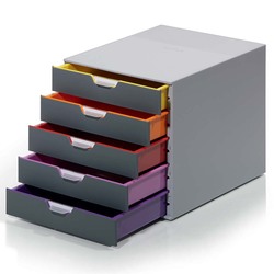 Durable Multi Storage with 5 Drawers, DUOT760527, Multicolour