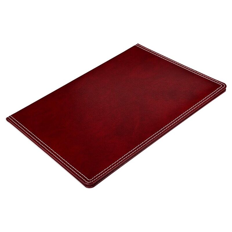 

FIS Certificate Folder, German Bonded Leather Materials, 2 Sides Padded Round Corner & Double Sewing Cover, Size A4(210x297mm), Include A4 Certificate