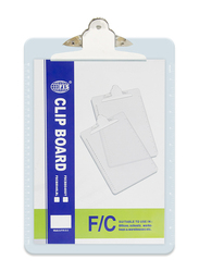 FIS Acrylic with Jumbo Clip Boards, F4 Size, FSCB8046LBL, Light Blue
