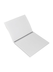 Light 10-Piece Spiral Soft Cover Notebook, Single Line, 100 Sheets, LINB971708S, White