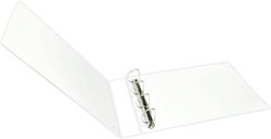 FIS 4D Ring Horizontal Presentation Binder, A3 Size, 50mm Ring Size, 3 Inch Spine, FSBD450DPBA3, White