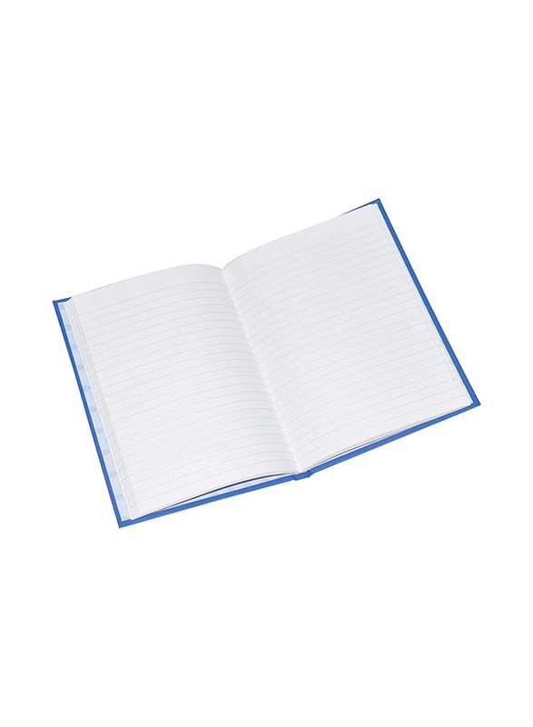 FIS Manuscript Notebook Set, 8mm Single Ruled, 2 Quire, 5 Piece x 96 Sheets, A5 Size, FSMNA52Q, Blue